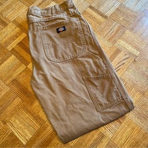 Dickies Duck Carpenter Pants 36x32 Brown